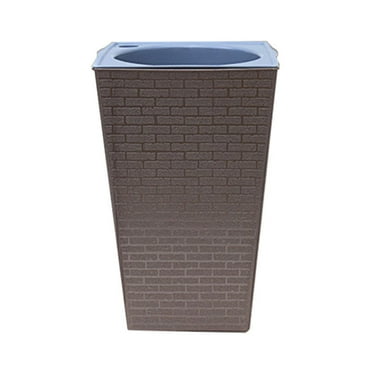 Lkwlpd Tall Square Tapered Planter Large Planters for Outdoor Plants Self Watering with Easy Drainage Durable Plastic Planter Gardening and Flower Pot for Patio Or Porch ﻿