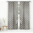 thumbnail image 1 of Lkyra Geometric Blackout Curtain Set, 1 of 3