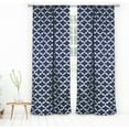 thumbnail image 1 of Lkyra Geometric Blackout Curtain Set, 1 of 3
