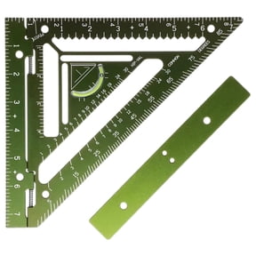 Lkzmdpt High Visibility Innovative Rafter Square Tool, Acrylic, 3.10" x 3.10" x 0.40"
