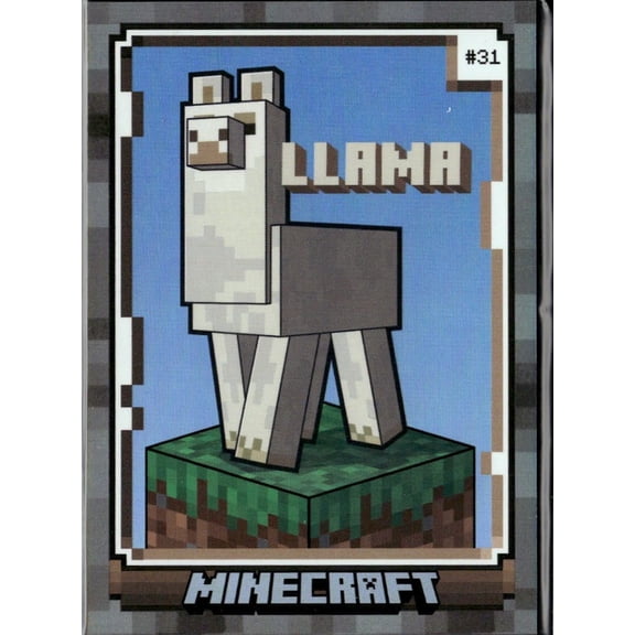 Llama 2024 Panini Minecraft Base Set 234/475 #31 Trading Card