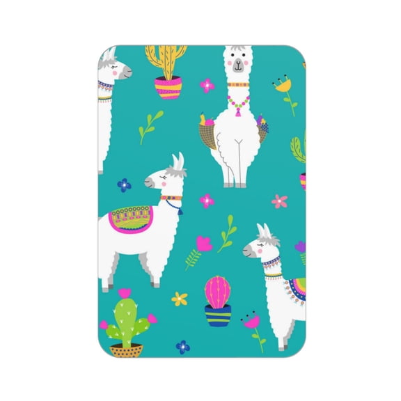 Llama Alpaca Cactus Cartoon Acrylic Fridge Magnets Decorative Refrigerator Magnets for Kitchen Office Whiteboard Locker