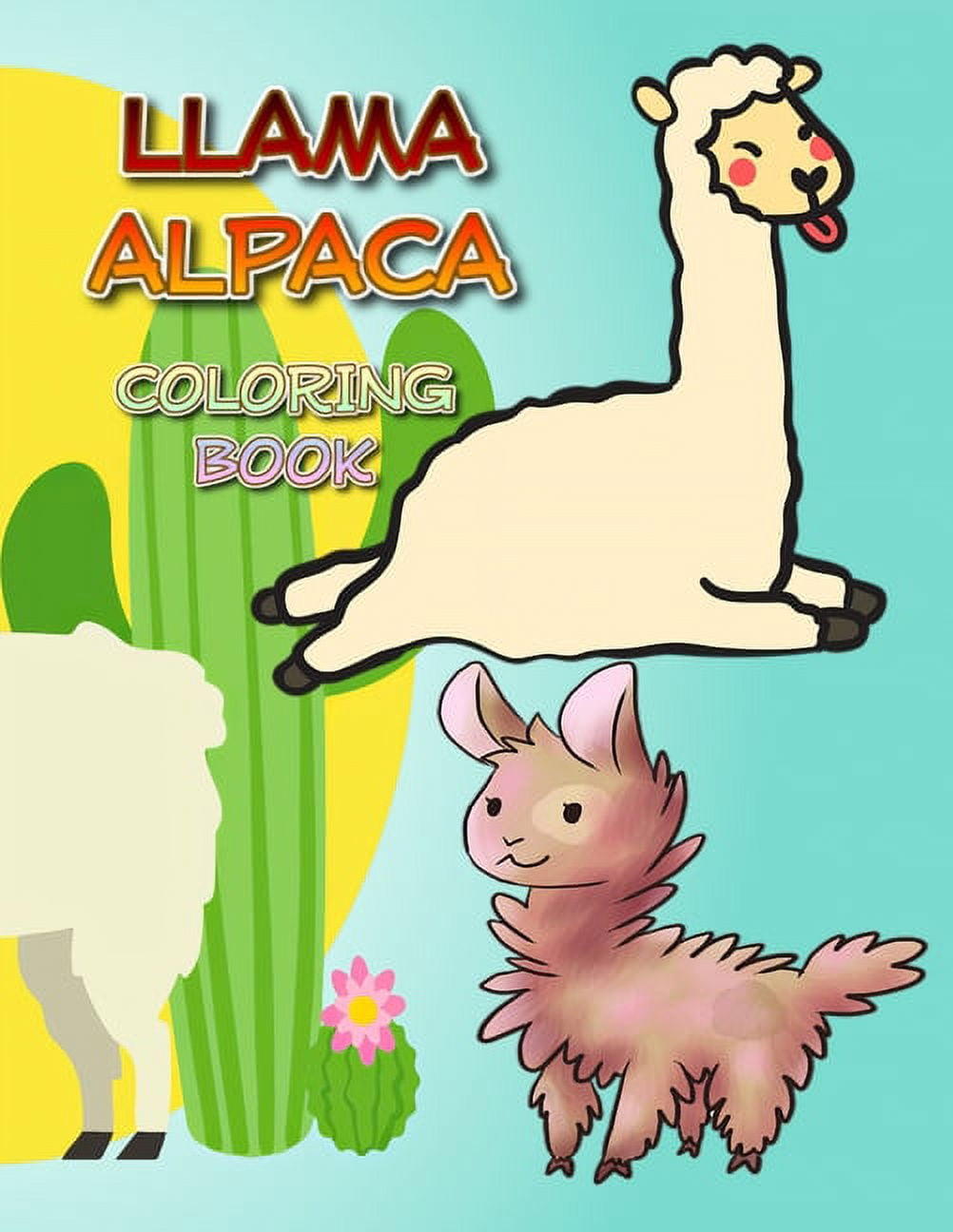 Llama Coloring Book for Kids Ages 3-5 Graphic by Grand Mark · Creative  Fabrica