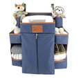 thumbnail image 1 of Llama Bella Premium Nursery Organizer and Baby Diaper Caddy | Diaper Organizer for Cribs and Changing Tables - Navy, 1 of 6