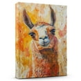 thumbnail image 1 of Llama Brown Canvas Wall Art Animal Decor, Llama Brown Canvas Prints Wild Animal Artwork for Living Room Bedroom Office 190HD707, 1 of 4