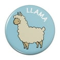 thumbnail image 1 of Llama Cartoon Pinback Button Pin, 1 of 4