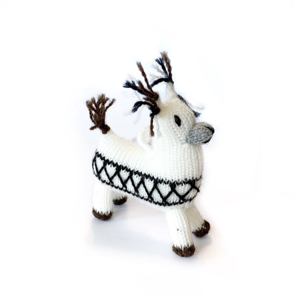 Llama Christmas Ornament - Knit Handmade Fair Trade Peru