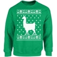 thumbnail image 1 of Llama Christmas Sweatshirt Men Women Sweater - S M L XL 2XL 3XL 4XL 5XL Xmas Graphic Tee - Xmas Crewneck for Her Him Holiday Gifts, 1 of 2