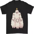 thumbnail image 1 of Llama Christmas Tree Festive Holiday Seasonal Graphic T Shirt, for men & women up to 5XL, 1 of 2