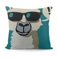 thumbnail image 1 of Llama Decorative Throw Pillow Cover Case, Llama Linen Outdoor Pillow Cases Square Standard Cushion Covers for Sofa Couch Bed Car, 1 of 5