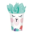 thumbnail image 1 of Llama Fun 9oz Paper Cups (8ct), 1 of 2