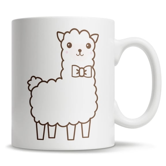 Llama Gift, Llama Mug, Llama Coffee Cup.