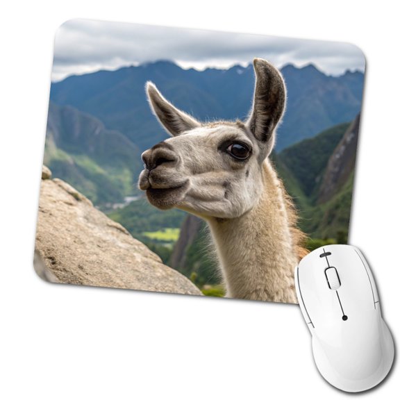 Llama Highlands Mouse Pad Low Profile Gaming Mat