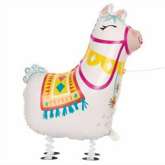 Llama Party Supershape Airwalker Foil Mylar Balloon (1ct)