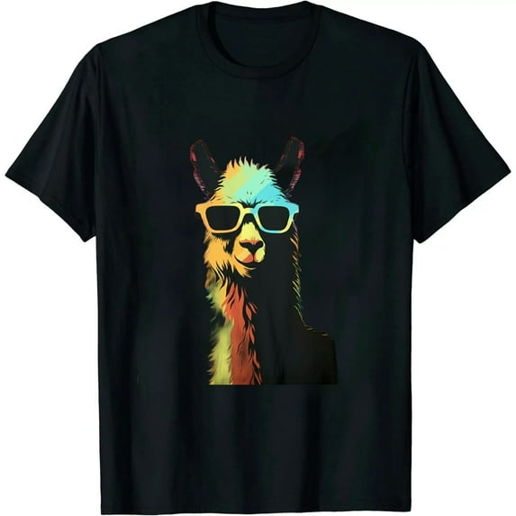Llama Shirt. Retro Style Alpaca T-Shirt