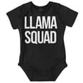 thumbnail image 1 of Llama Squad Save The Drama Alpaca BFF Bodysuit Jumper Girls Infant Baby Brisco Brands 12M, 1 of 6