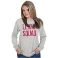 thumbnail image 1 of Llama Squad Save The Drama Alpaca BFF Women's Long Sleeve T Shirt Brisco Brands M, 1 of 6
