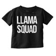 thumbnail image 1 of Llama Squad Save The Drama Alpaca BFF Youth T Shirt Tee Girls Infant Toddler Brisco Brands 5T, 1 of 5