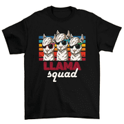 JAX OF HEARTS Llama Squad Sunglasses Cute Llamas Gift T-Shirt Men Women