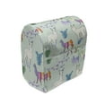 thumbnail image 1 of Llama Stand Mixer Cover, Hand Drawn Like Colorful Art Design Alpaca Herd and Cacti Illustration, Kitchen Appliance Organizer Bag Cover with Pockets, 5 Quarts, Mint Green and Multicolor, by Ambesonne, 1 of 4