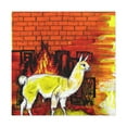 thumbnail image 1 of Llama Street Mural - Canvas, 1 of 25