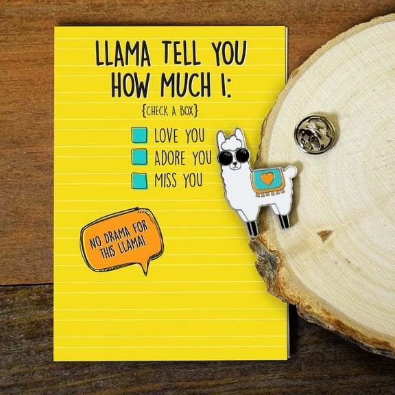Llama Tell You How Special You Are Enamel Pin by Lifebeats