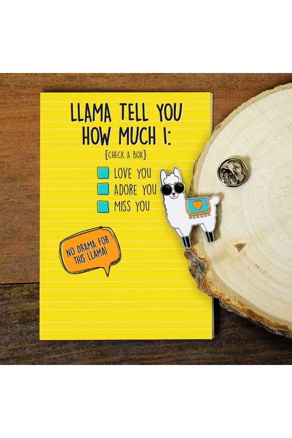 Llama Tell You How Special You Are Enamel Pin by Lifebeats