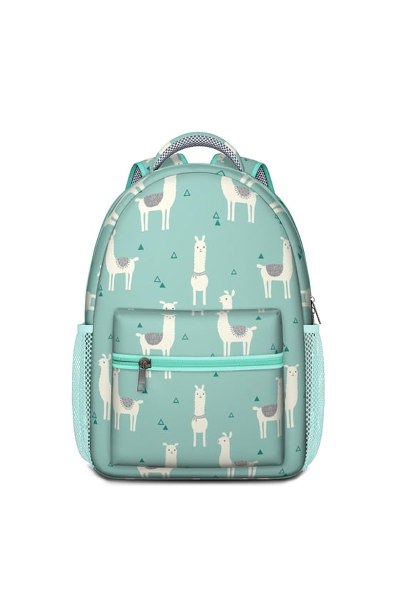 Llama Themed Student Backpack - Ergonomic & Durable School Bookbag with Spacious Storage & Breathable Mesh