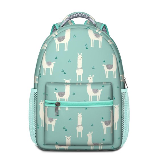 Llama Themed Student Backpack - Ergonomic & Durable School Bookbag with Spacious Storage & Breathable Mesh