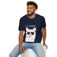 thumbnail image 1 of Llama Unisex Softstyle T-Shirt, 1 of 6