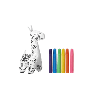 Llama coloring kit