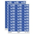 thumbnail image 1 of Llama-zing Amazing Work Teacher Student School Sticker Set - Dark Blue - Gloss Finish - 1.75" Medium, 1 of 7