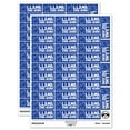 thumbnail image 1 of Llama-zing Amazing Work Teacher Student School Sticker Set - Dark Blue - Matte Finish - 1.5" Small, 1 of 7