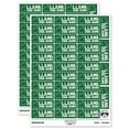 thumbnail image 1 of Llama-zing Amazing Work Teacher Student School Sticker Set - Dark Green - Matte Finish - 1.5" Small, 1 of 7
