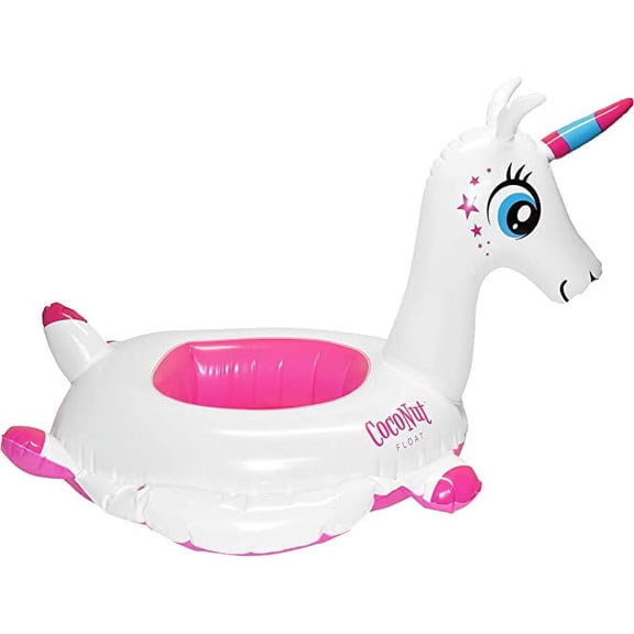 Llamacorn Junior Pool Float by CocoNut Float - Child Sized Inflatable Raft & Durable Water Toy - Stable Ride-On for Summer Parties & Swim Events Ages 18mo+