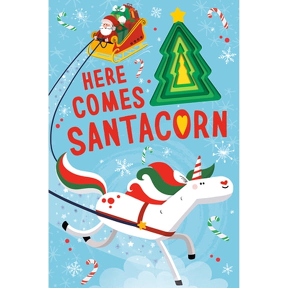 Pre-Owned Here Comes Santacorn (Board book) 0593306333 9780593306338