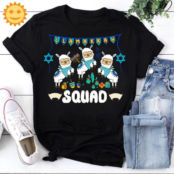 Llamakkah Squad Hanukkah Vintage T-Shirt, Llamas Shirt, Llama Shirt, Alpaca Shirt, Sheep Shirt, Lamb Shirt, Animal Lovers Shirt
