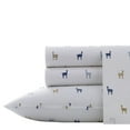 thumbnail image 1 of Llamas Chambray Full Sheet Set, 1 of 9