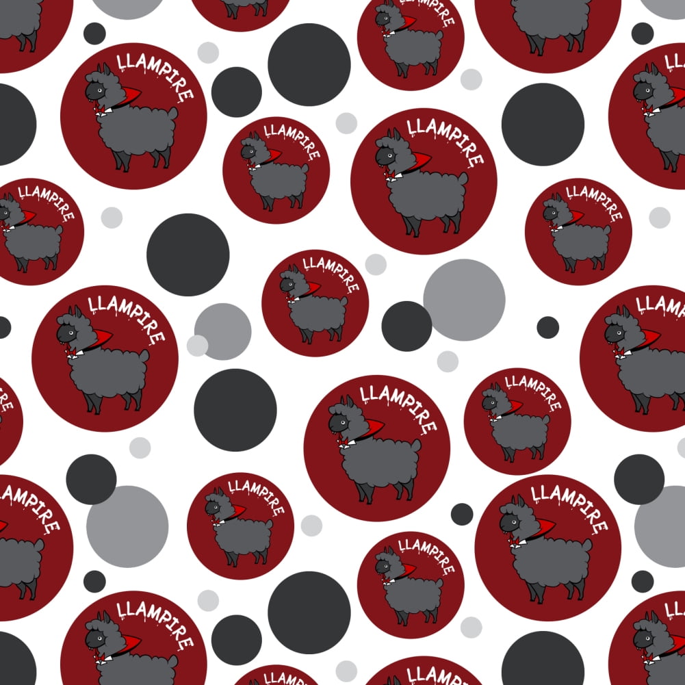 GRAPHICS AND MORE Llampire Llama Vampire Funny Premium Gift Wrap Wrapping Paper Roll