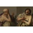 thumbnail image 1 of Lled The Crying Philosopher And Laughing Philosopher. Conjectural Portraits By Hendrick Ter Brugghen Poster, 1 of 2