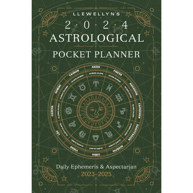 Llewellyn's 2024 Astrological Pocket Planner: Daily Ephemeris & Aspectarian 2023-2025