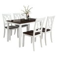 thumbnail image 1 of Llinc Store 5-Piece Dining Table Set Home Kitchen Table and Chairs Wood Dining Set White+Cherry, 1 of 9