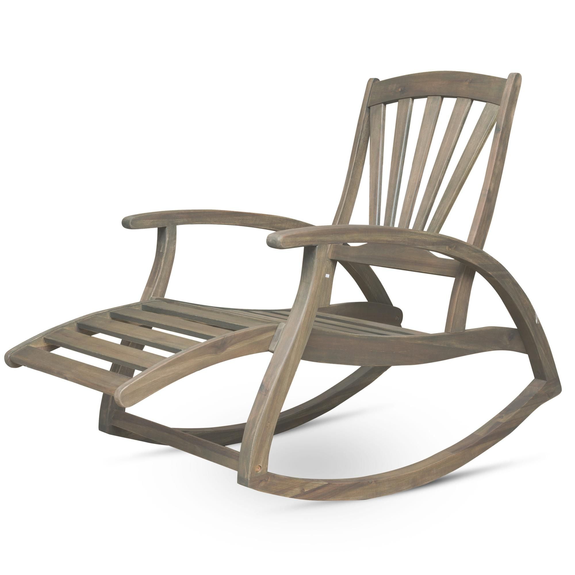 Llinc Store Hard Wood Cooling Recliner With Foldable Leg Support ...
