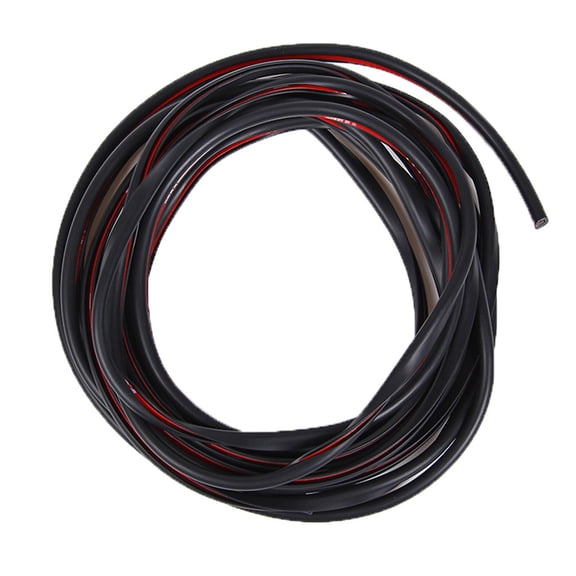 Lloopyting 16.5Ft(5M) Universal Car Door Edge Protector Guards, No-Glue Required Rubber Seal U Shape Automotive Door Entry Guard, Suitable for Most Cars, Suvs and Trucks,Black