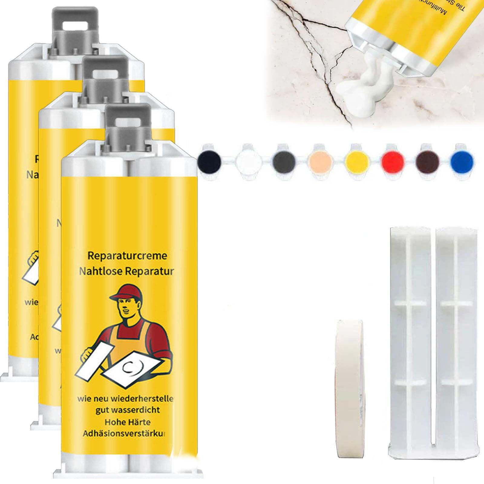 Lloopyting 3×Ceramic Tile Hole Repair Paste Clearance！ Tile And Floor