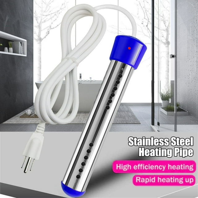 Lloopyting Bathroom Accessories Bathroom Decor Electric Immersion Water Heater Boiler 1500W Swimming Pool Heater Fast Heating P Valentines Day Decor Room Decor 30*11*7cm