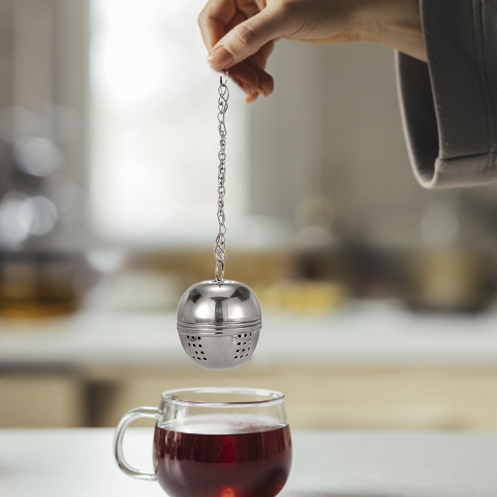 Lloopyting Bodum 12 Oz Double Wall Glass Tea Strainer
