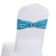thumbnail image 1 of Lloopyting Clearance Ribbon Chair Covers Holiday Party Decorative Chair Cover Bow Back Flower Elastic Bandage Sequin Bandage Home Decor Room Decor 4*4*2cm, 1 of 4