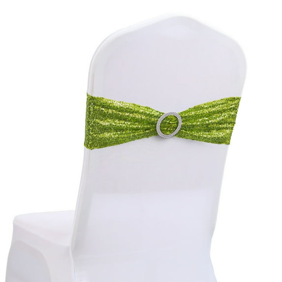 Lloopyting Clearance Ribbon Chair Covers Holiday Party Decorative Chair Cover Bow Back Flower Elastic Bandage Sequin Bandage Home Decor Room Decor 4*4*2cm
