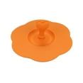 thumbnail image 1 of Lloopyting Clearance  Water Bottle Heart Silicone Leakproof Coffee Mug Suction Lid Cap Airtight Seal Cup Cover Kitchen Gadgets Orange, 1 of 4